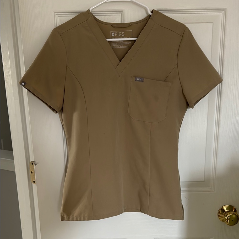FIGS Women's Tan Top